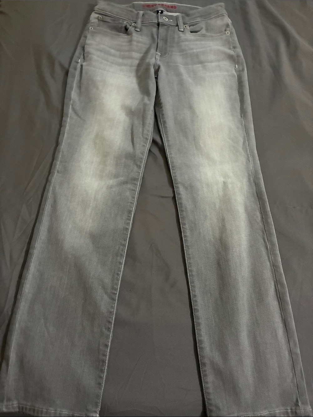 Lucky Brand Grey Straight-Leg Jeans